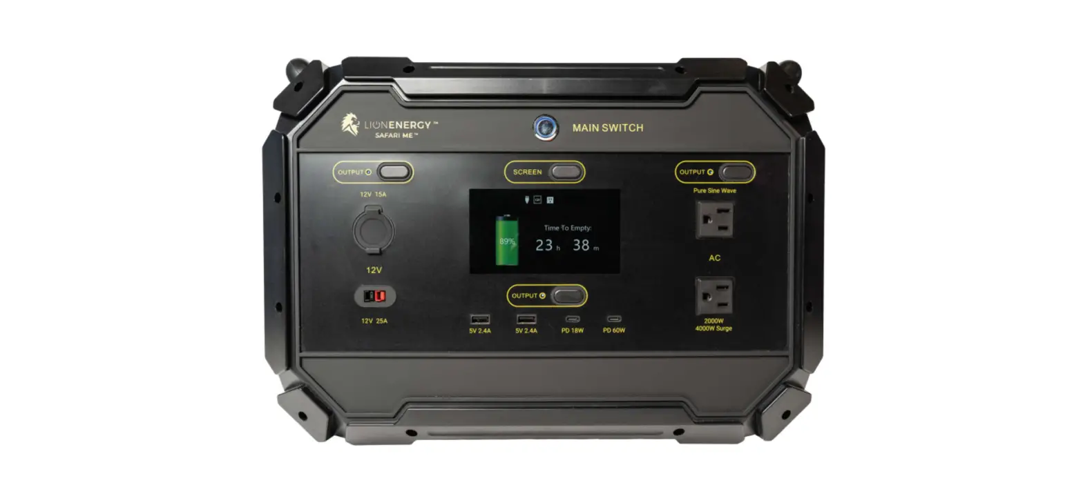 Lion Energy Safari Me Lithium Iron Phosphate Solar Generator User Manual