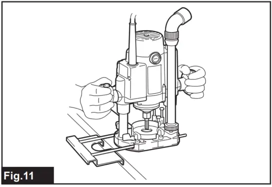 makita RP1111C Router - FIG 12