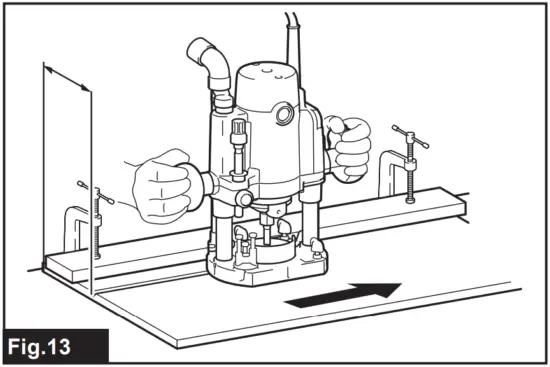 makita RP1111C Router - FIG 14