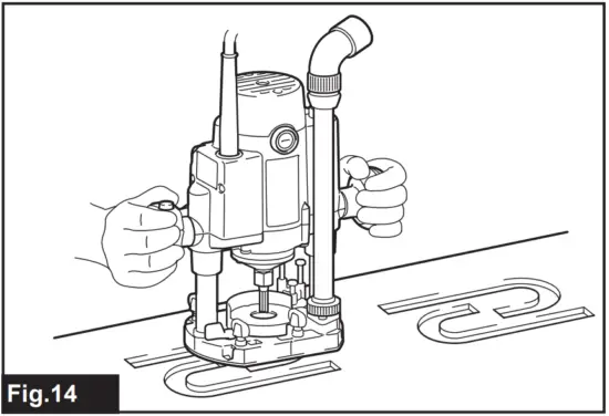 makita RP1111C Router - FIG 15