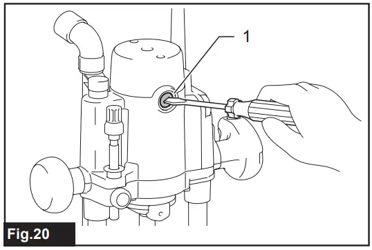 makita RP1111C Router - FIG 21