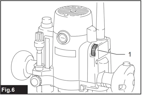 makita RP1111C Router - FIG 7