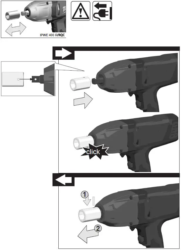 milwaukee IPWE 400 R-RQC 1-2 Inch Drive Impact Wrench-3