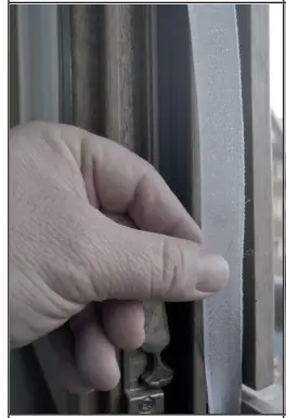 Attach the velcro tape