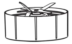 kogan Rocket Blender Pro -Pulverizing Blade Subassembly