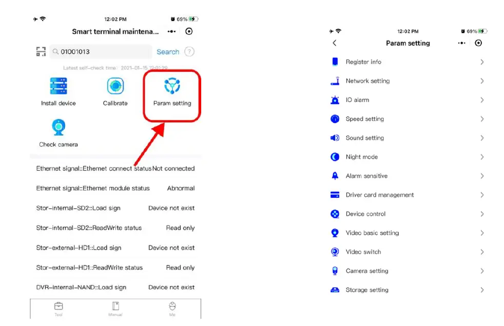 Aisafer Device management tool FIG 11