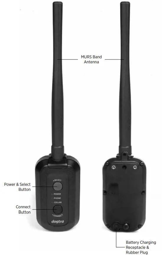 dogtra PT10U Pathfinder Mini Additional Receiver 4 Miles - OVERVIEW