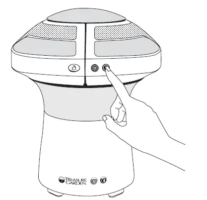 TREASURE GARDEN EVO Cordless Umbrella Dual Light Sound Pod FIG 6