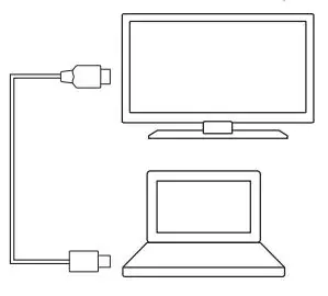 logitech MeetUp Camera User Guide - Connect the TV to the computer