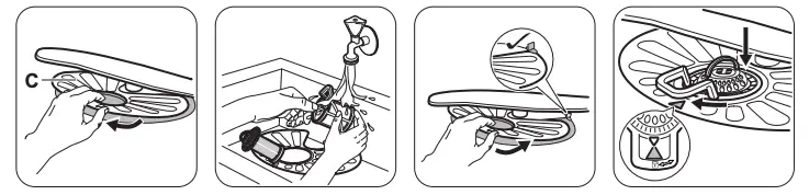 CLEANING THE FILTERS Continued