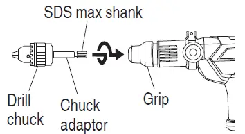 HiKOKI-DH45MA-Rotary-Hammer-fig-22
