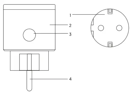 AGUNTO AGU SP1 Smart Plug - Socket Panel