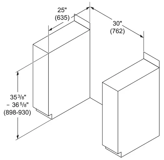 OSCH 30″ Industrial Style Gas - Installation Details 2