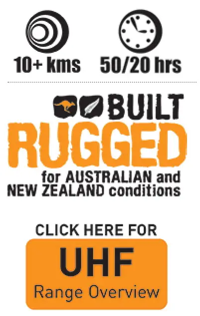 Uniden 80 Channels Ultra Compact 2 Watt UHF Handheld Radio- --