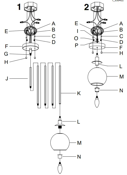 Hunter 19504 Xidane Mini Pendant Light 1