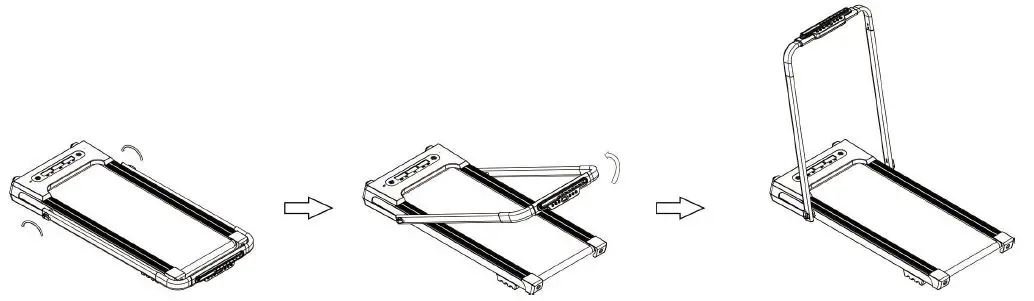 Tidoin FYC-YDW9-318BK 2.5 HP Black Steel 2 In 1 Foldable Electric Treadmill-18