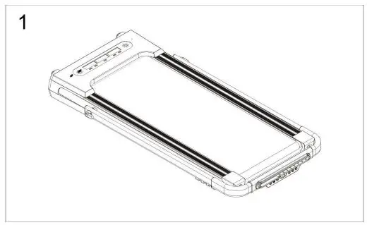 Tidoin FYC-YDW9-318BK 2.5 HP Black Steel 2 In 1 Foldable Electric Treadmill-2