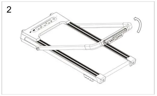 Tidoin FYC-YDW9-318BK 2.5 HP Black Steel 2 In 1 Foldable Electric Treadmill-3