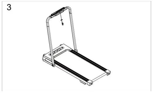 Tidoin FYC-YDW9-318BK 2.5 HP Black Steel 2 In 1 Foldable Electric Treadmill-4