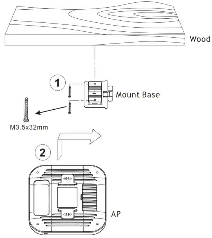 DrayTek VigorAP 1060C Wireless Access Point - Installation