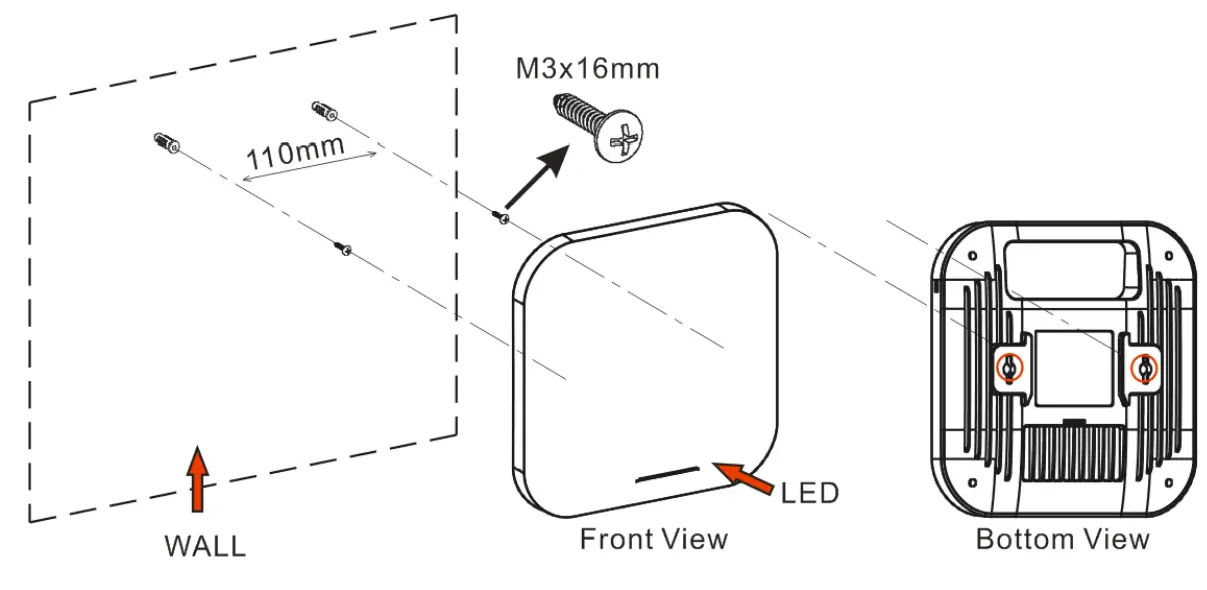 DrayTek VigorAP 1060C Wireless Access Point - mounting