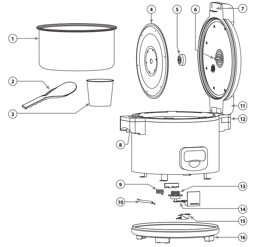 RC-S301 Electric Rice Cooker and Warmer Overview