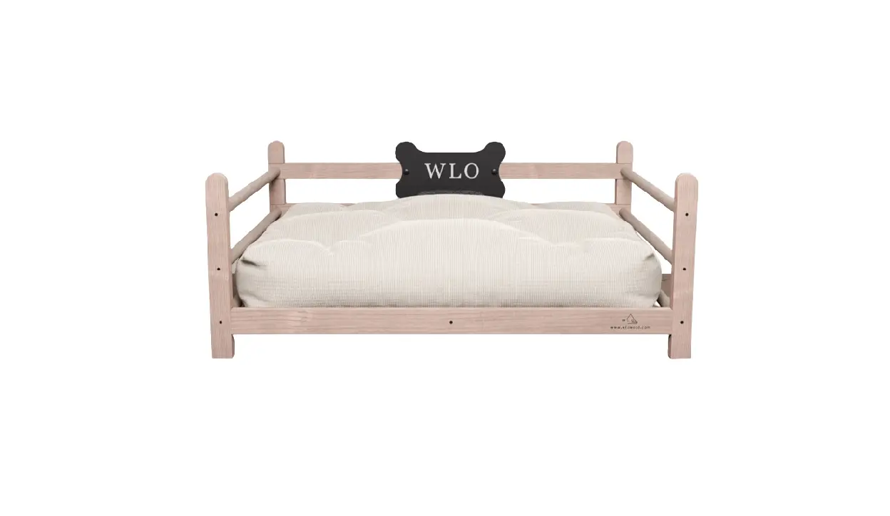 Wlo 1763 Basic Elevated Solid Spruce Dog Bed Instruction Manual
