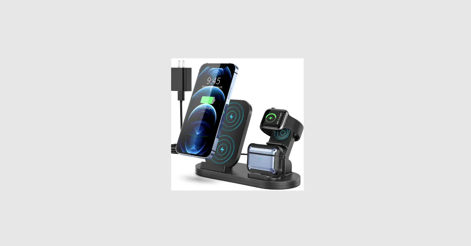 Shenzhen Shi Changfengxinwei Keji Youxian Gongsi Cf-wc06-bl 3 In 1 Wireless Charging Station User Manual Shenzhen Shi Changfengxinwei Keji Youxian Gongsi Cf-wc06-bl 3 In 1 Wireless Charging Station User Manual