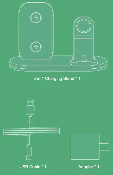 Shenzhen-Shi-Changfengxinwei-Keji-Youxian-Gongsi CF-WC06-BL-3-In 1-Wireless-Charging-Station-FIG1