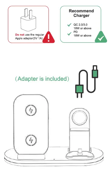 Shenzhen-Shi-Changfengxinwei-Keji-Youxian-Gongsi CF-WC06-BL-3-In 1-Wireless-Charging-Station-FIG2