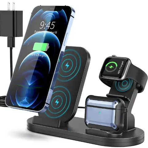 Shenzhen-Shi-Changfengxinwei-Keji-Youxian-Gongsi CF-WC06-BL-3-In 1-Wireless-Charging-Station-PRODUCT