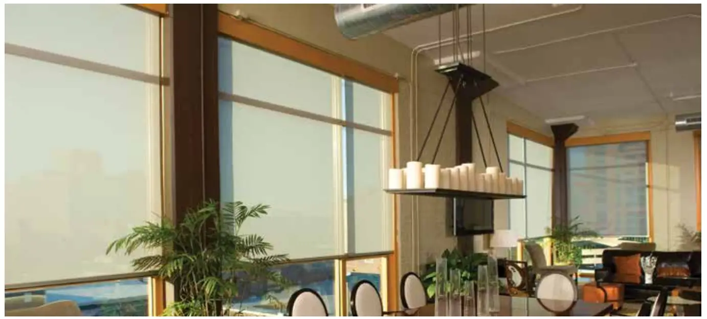 DRAPER AV iQ Panel Track Window Shades - fig