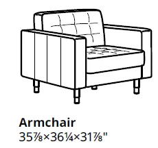 IKEA 093.183.20 MORABO Sofa-1