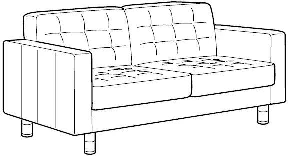 IKEA 093.183.20 MORABO Sofa