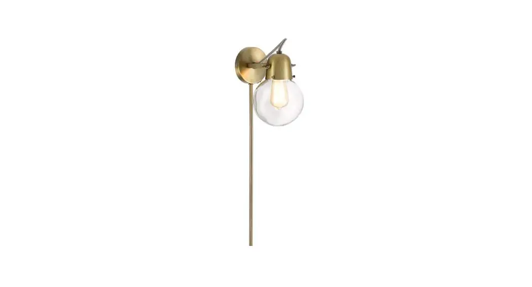 Cresswell 22289-001 1 Light Antique Brass Mid Century Modern Vanity Bath Sconce Light Instruction Manual Cresswell 22289-001 1 Light Antique Brass Mid Century Modern Vanity Bath Sconce Light Instruction Manual