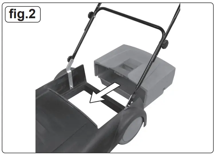 SEALEY FSW80 800MM Floor Sweeper - fig 1