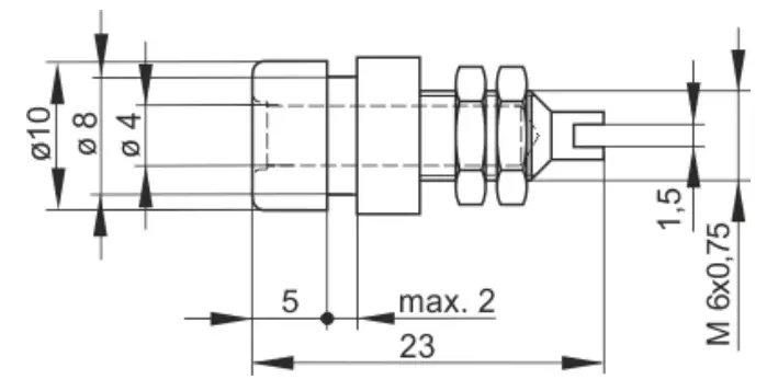 SKS HIRSCHMANN BIL 20 Jack socket Socket - drawing