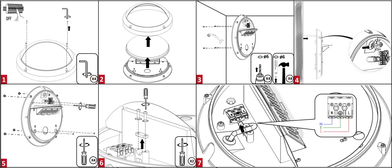 resistex 870284 StairLED 2414m BL 4000K LED Porthole-fig3