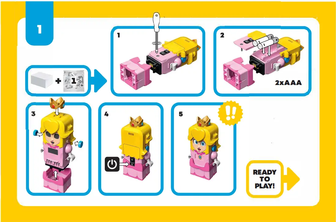 LEGO-71403-Super-Mario-Adventures-with-Peach-Starter-Course-Toy-Building-Kit-FIG-2