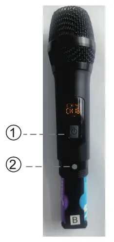 BOYA Blue Deep Wireless Hand Mic - fig