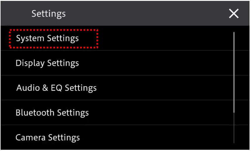 Pioneer DMH A4450BT 6.8 Inch Capacitive Touchscreen Multimedia Player - setting 1