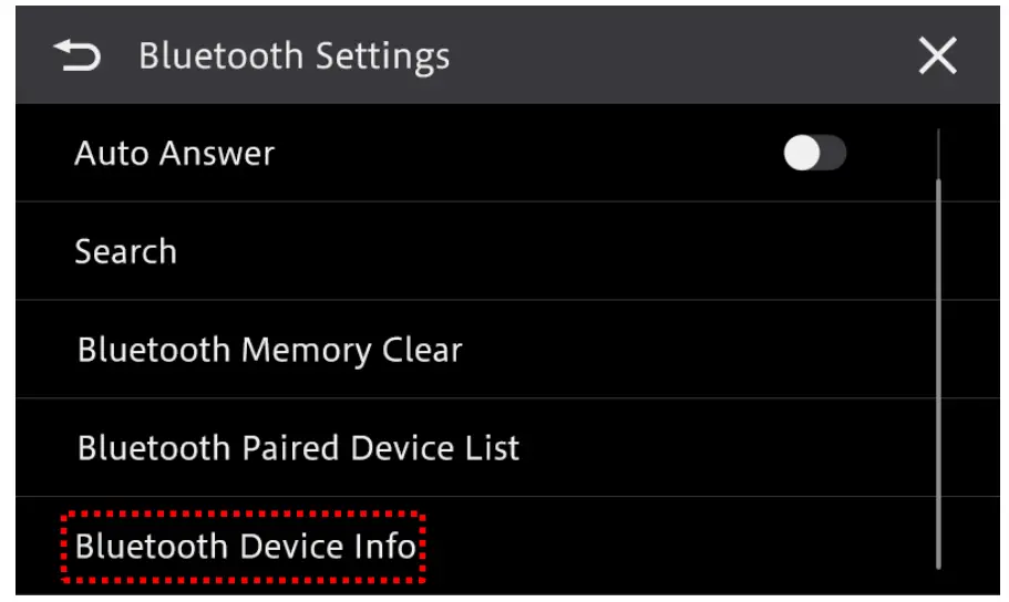 Pioneer DMH A4450BT 6.8 Inch Capacitive Touchscreen Multimedia Player - setting 5