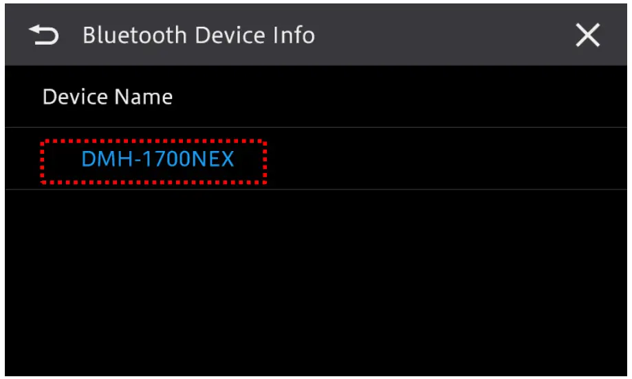 Pioneer DMH A4450BT 6.8 Inch Capacitive Touchscreen Multimedia Player - setting 6