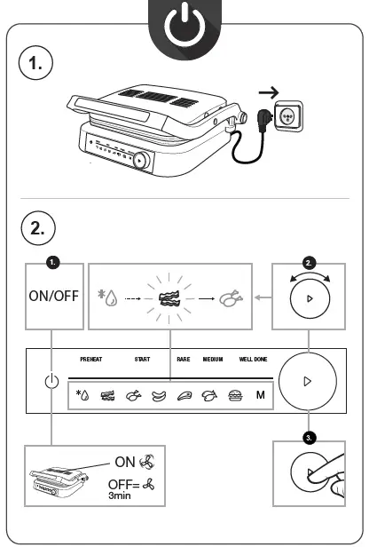 gorenje GCG2100S Compact Grill-4
