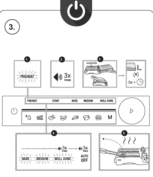 gorenje GCG2100S Compact Grill-5