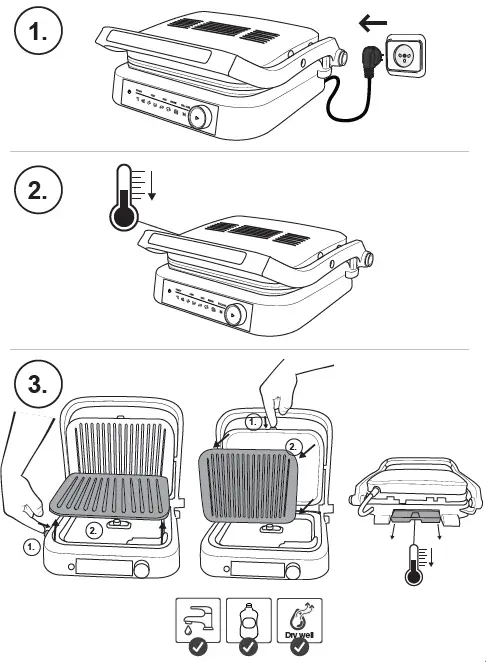 gorenje GCG2100S Compact Grill-9