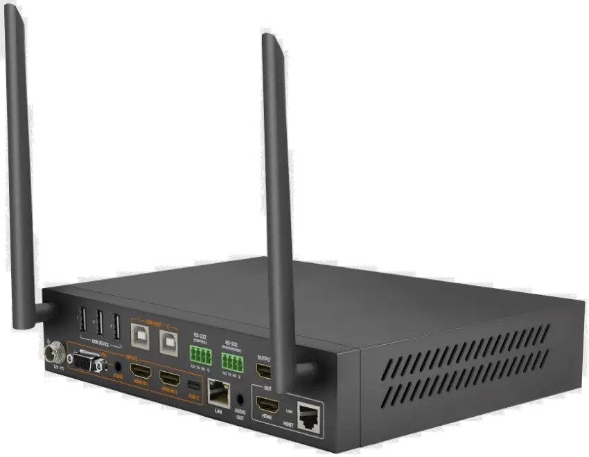 Wyrestorm SW-540-TX-W 4-Input 4K HDBaseT Presentation Switcher with Matrix Outputs USB 2.0 Multiview and Wireless Casting