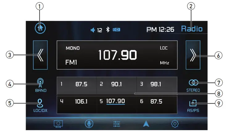 Dual XVM279BT Media Receiver with Bluetooth Featuring - AM FM Tuner Operation
