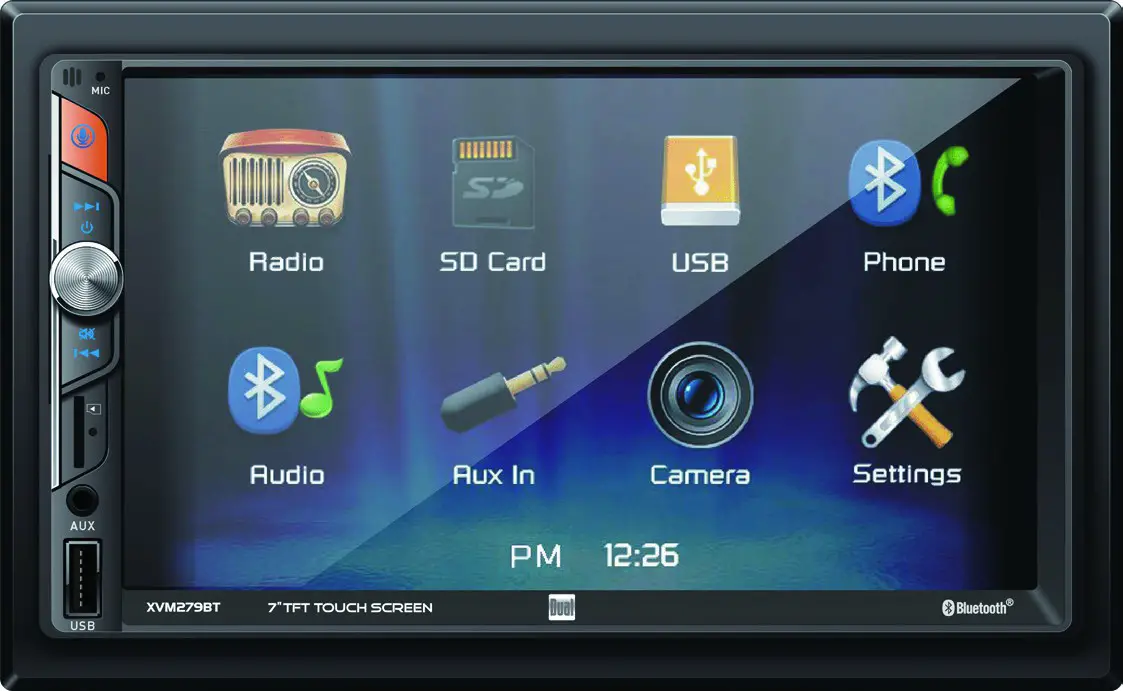 Dual XVM279BT Media Receiver with Bluetooth Featuring - Cover