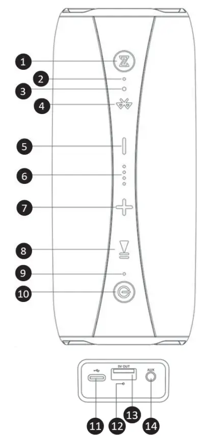 BUXTON BBS 7700 Waterproof Wireless Speaker - fig 1